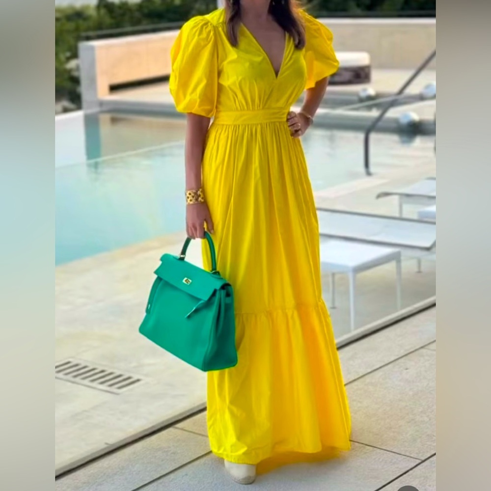 💛HP💛Xirena Larkyn Sunflower Maxi Dress - Picture 9 of 14